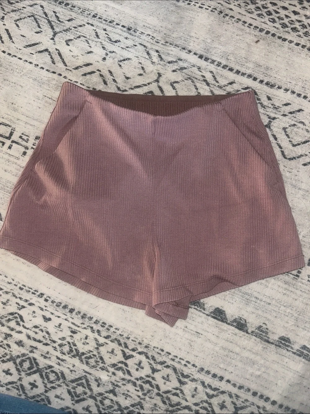 Lululemon Modal-Blend Ribbed High-Rise Shorts